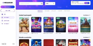 megarush verkkosivu