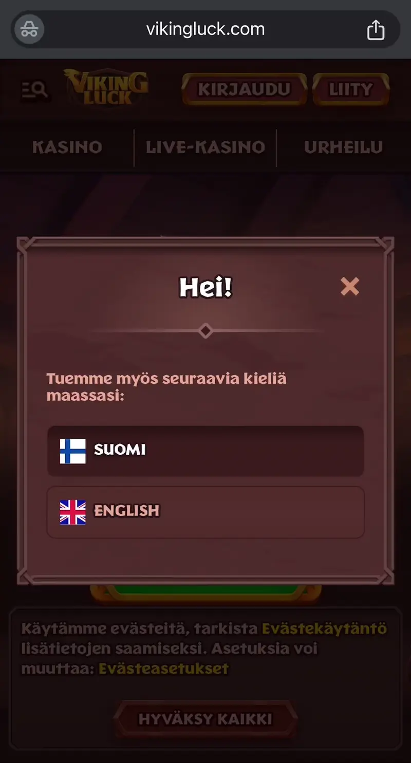 viking luck casino verkkosivu