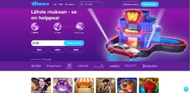 winnerz verkkosivu