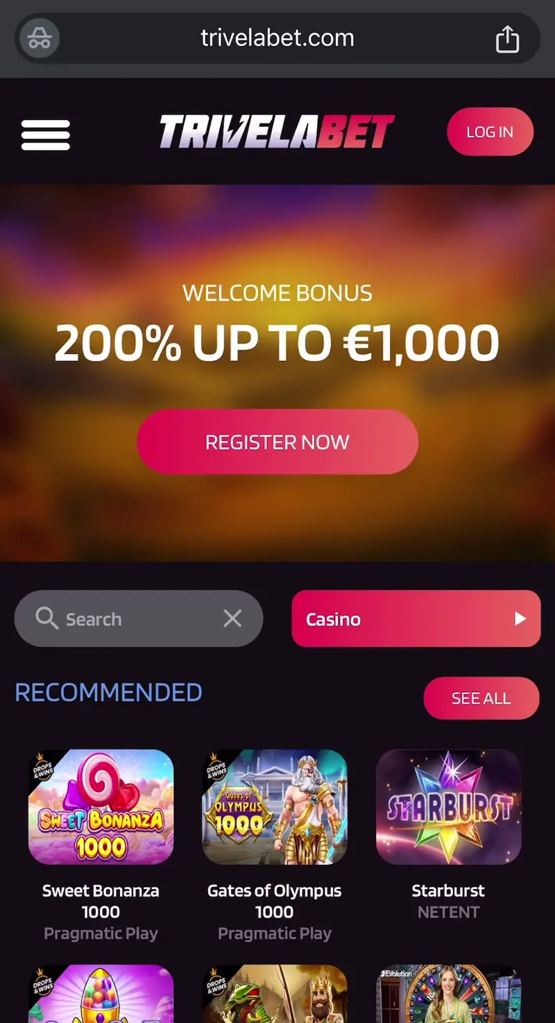 trivelabet verkkosivu