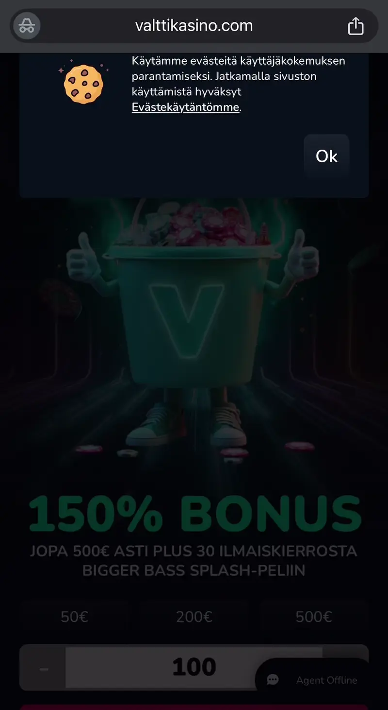 valtti kasino verkkosivu