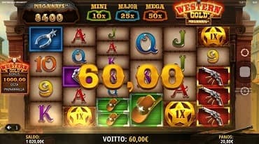 western-gold-megaways-voitto