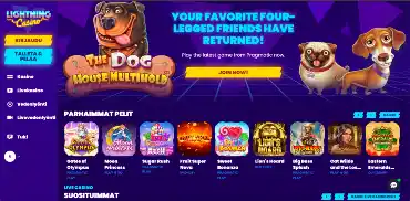 lightning casino verkkosivu