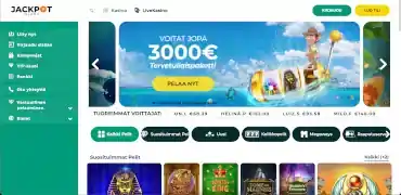 jackpot island verkkosivu
