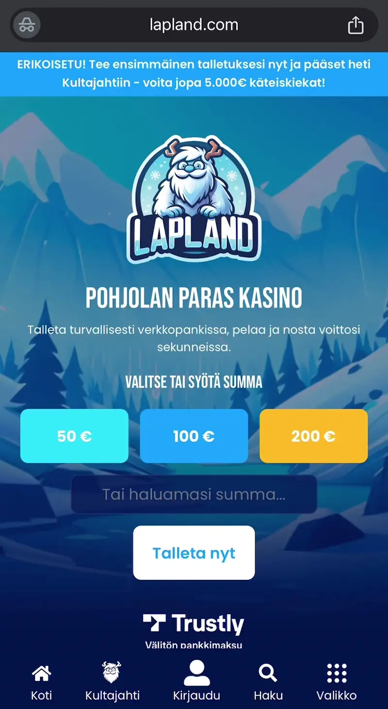 lapland casino verkkosivu