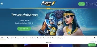pronto casino verkkosivu