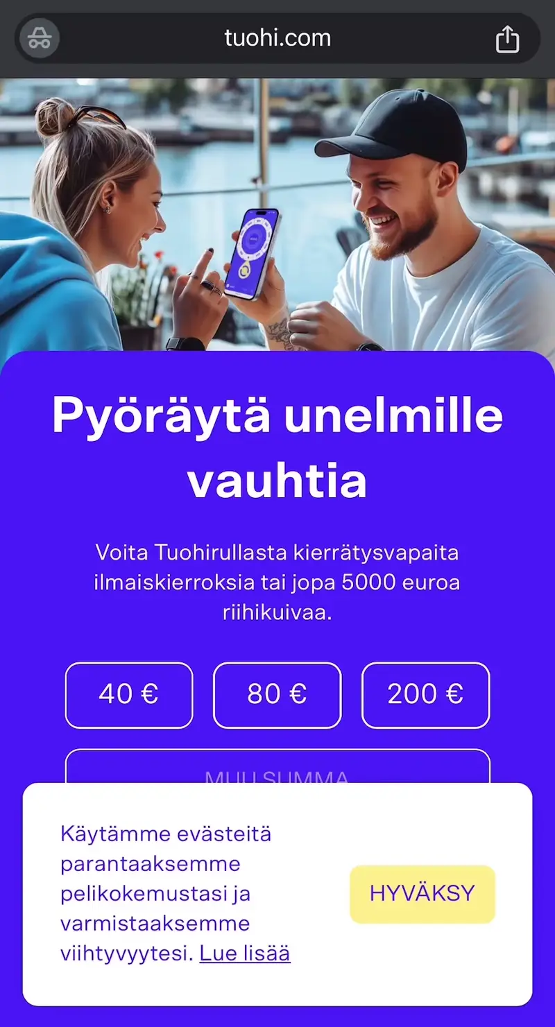 tuohi casino verkkosivu