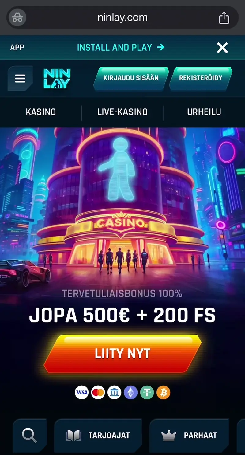 ninlay casino verkkosivu
