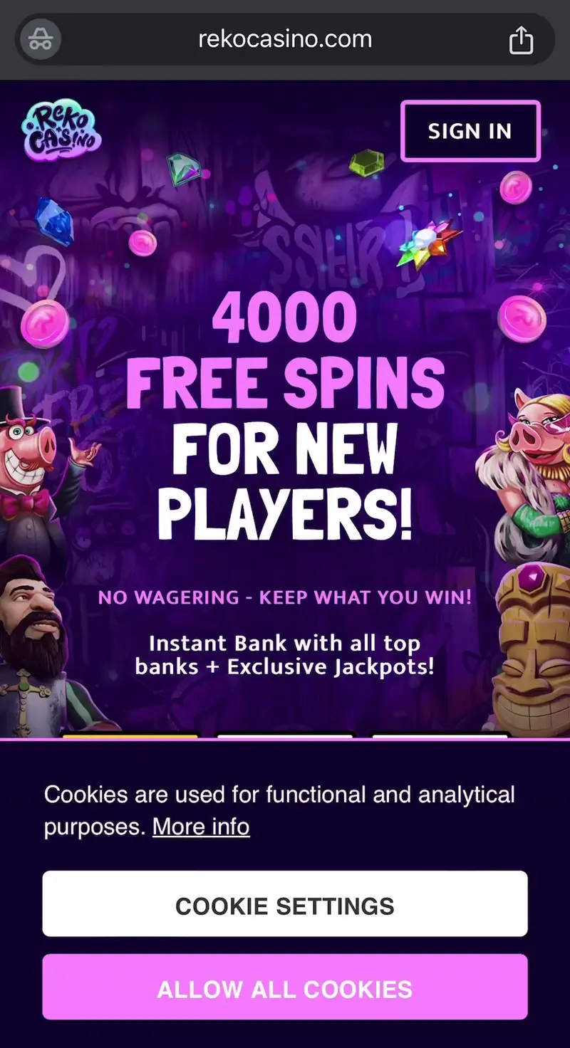 reko casino verkkosivu