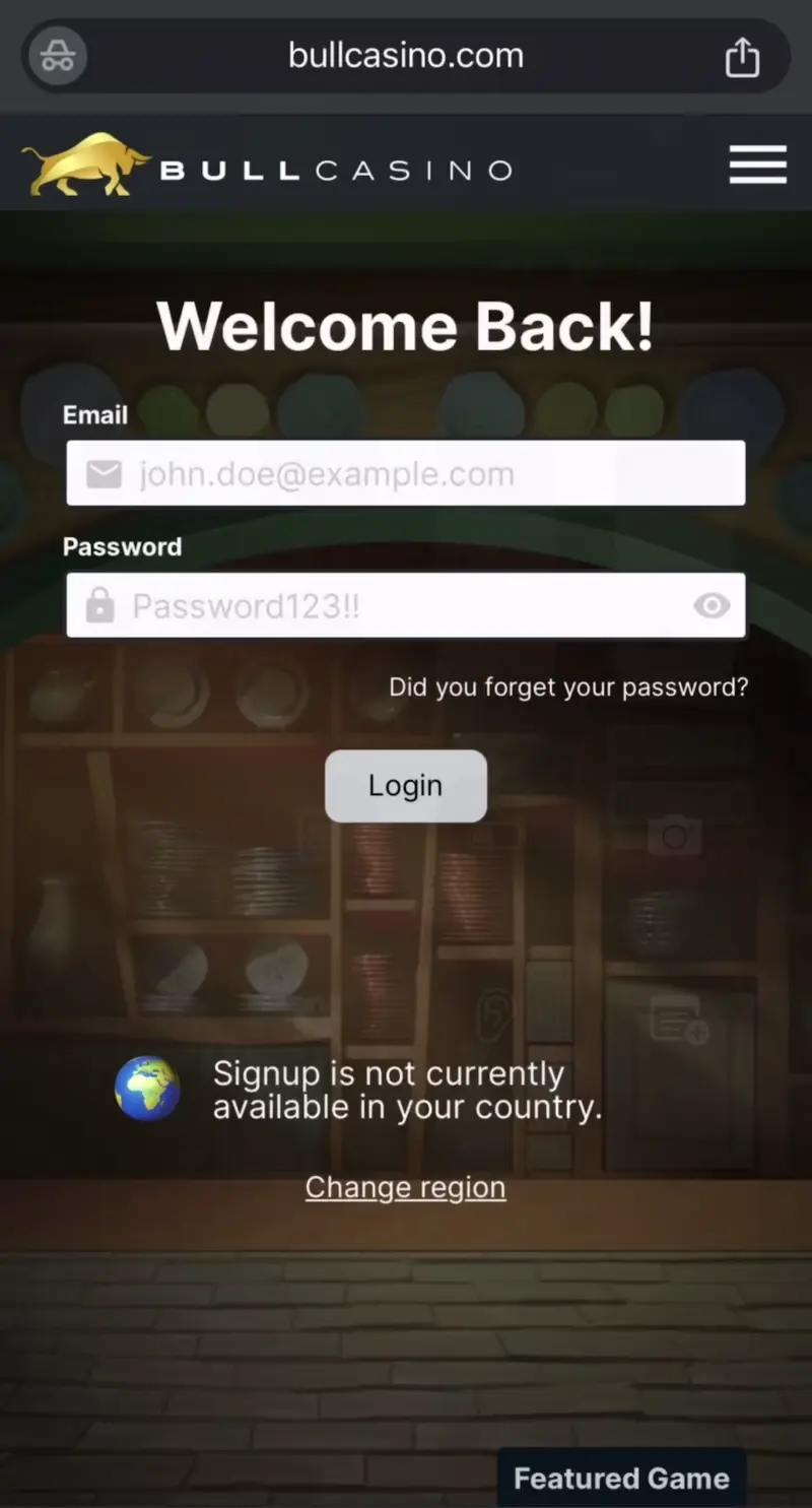 bull casino verkkosivu