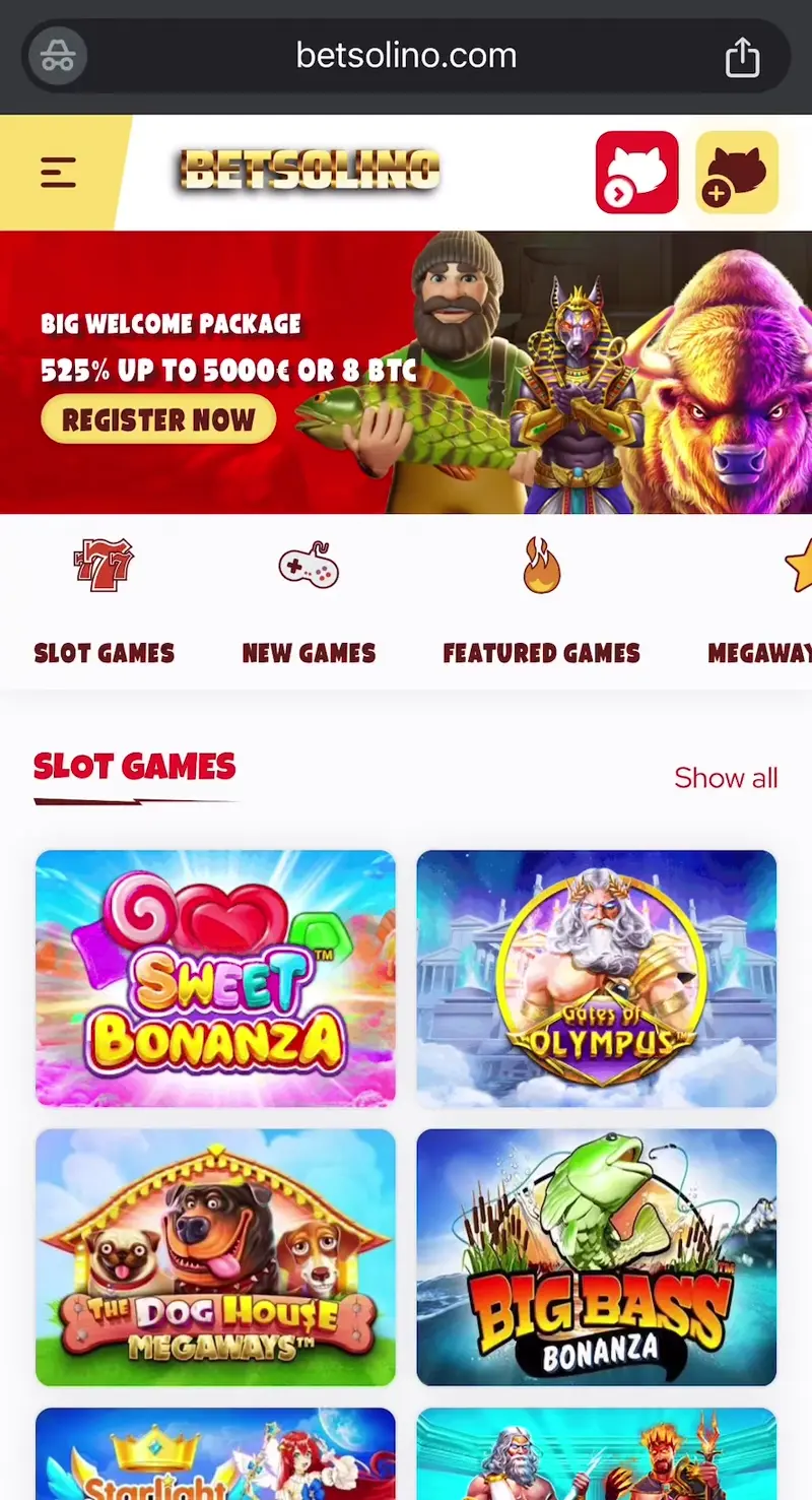 betsolino casino verkkosivu